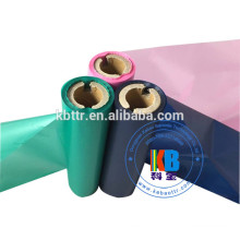 half inch core 110mm*74m gk420t color wash resin thermal printer ribbon